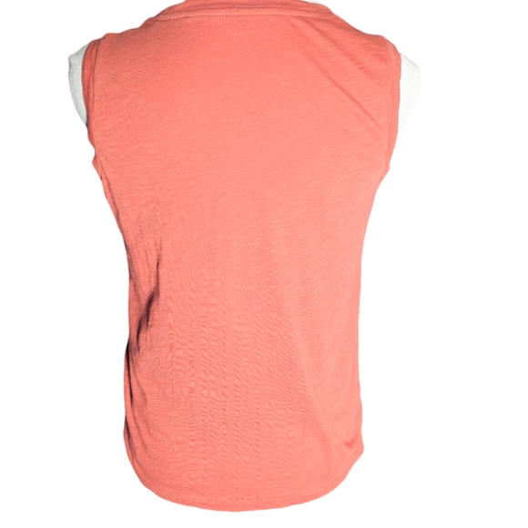 Madewell Whisper Cotton Picker Crewneck Muscle Tank Burnt Orange XXS - Picture 5 of 7